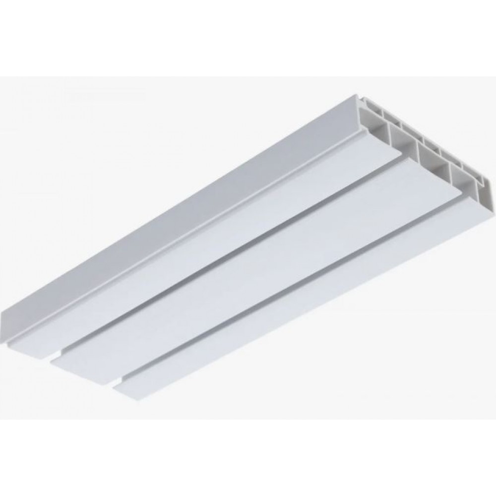 Шина потолочная 2-рядная 400см ПВХ