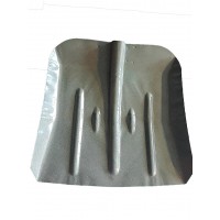 Лопата снегоуборочная б/ч стальная 360х370мм