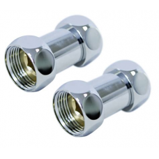 Соединение для полотенцесушителя прямое  1/2"х1/2" гайка-гайка