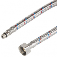 Шланг для смесителя в силиконе  80 см 1/2" М-10 04890