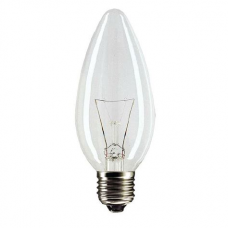 Лампа В35 свечка прозрачн Е-27 40W
