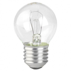 Лампа Р45 шар прозрачная Е-27 40W 