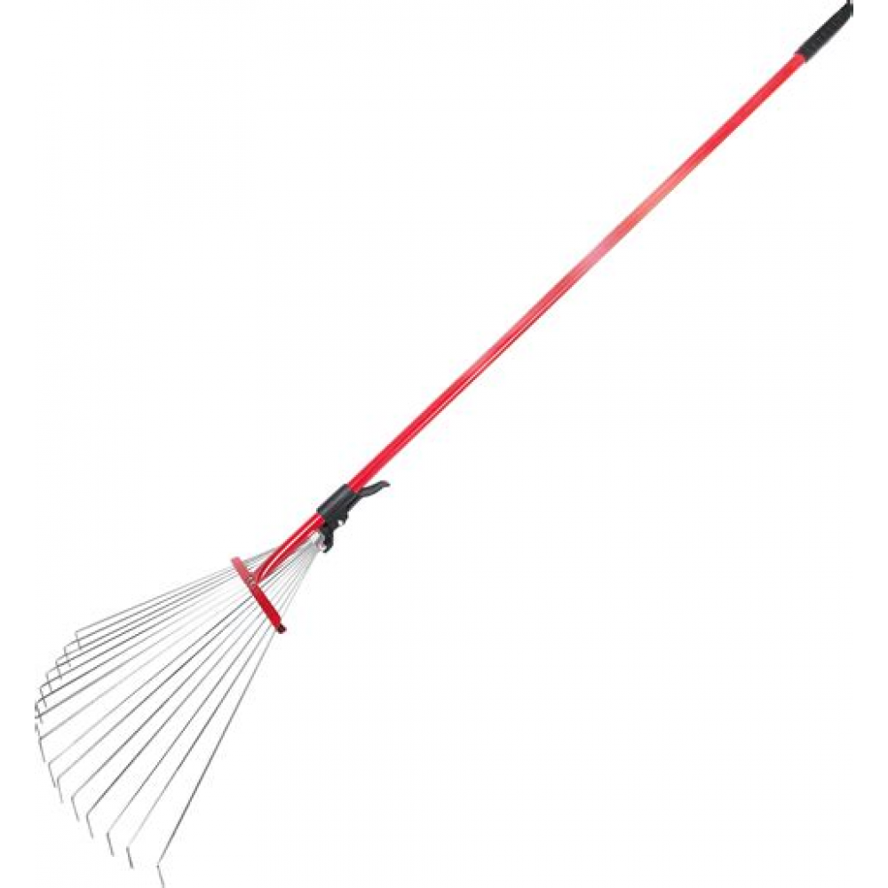 Грабли веерные прутковые 22зуб. Люкс с металлическим черенком 140009 Грабли веерные прутковые 22зуб. Люкс с металлическим черенком 140009