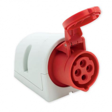 Разъем стац. IP-44 16/4 гнездо (114-6)