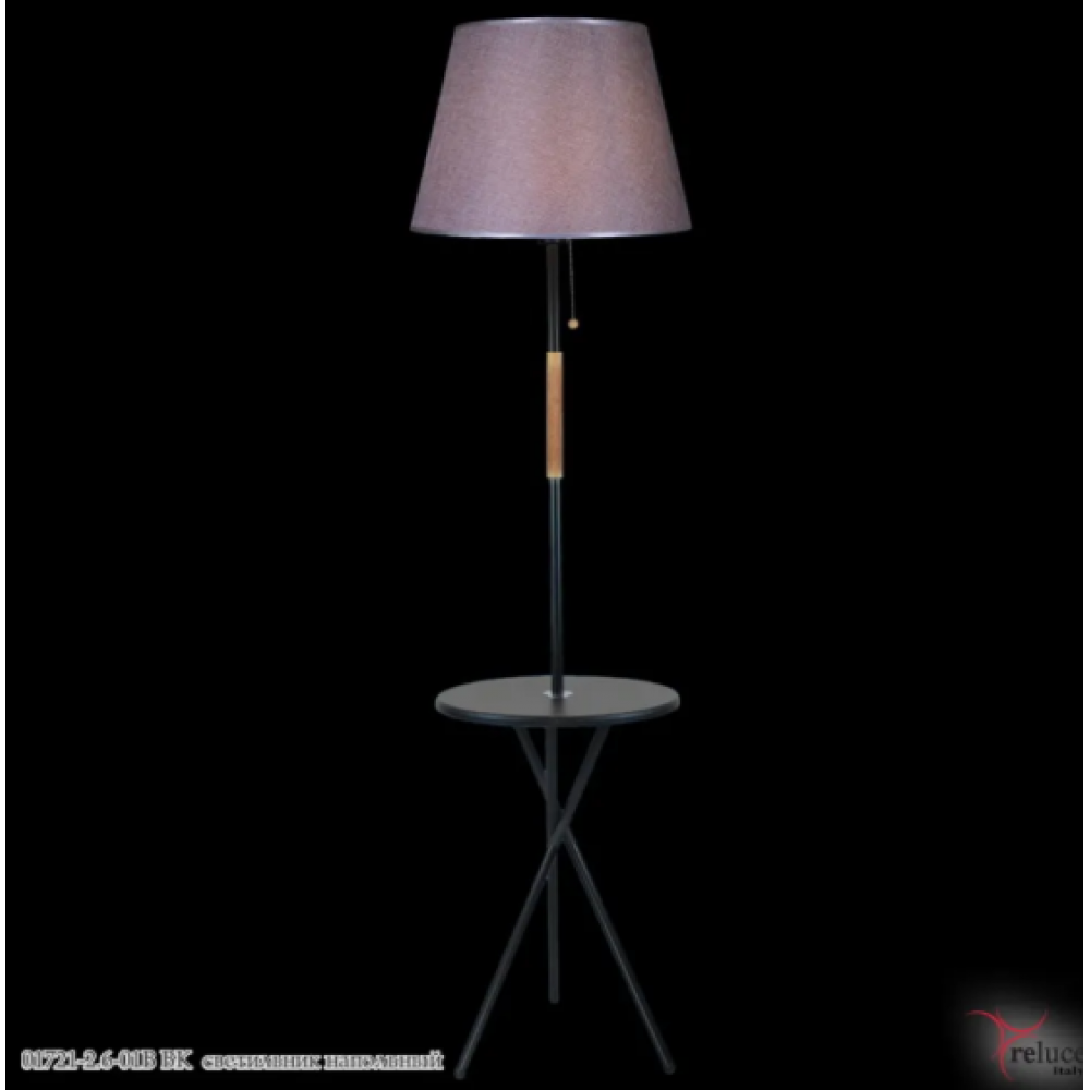 Светильник напольный  01721-2.6-01B BK