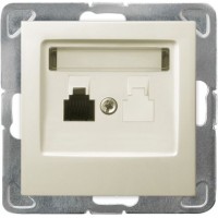 Розетка GPT-1Y/M/27 1032 телефонная  (без рамки) АКЦИЯ 50%