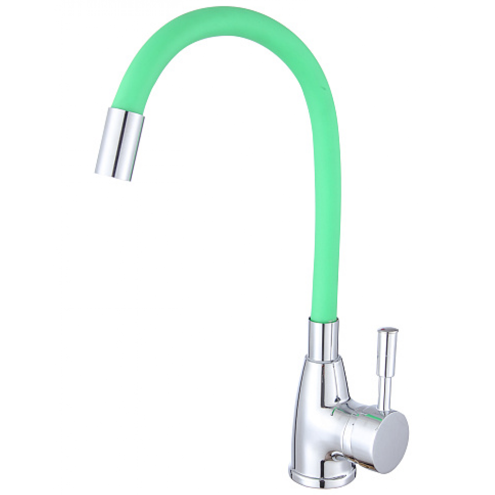 Смеситель для кухни с боковой ручкой ROEGEN 40мм Салатовый RD014G