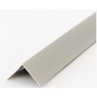 Угол ПВХ 20*20 мм 2,7м 103 Серый с тиснением Rico Moulding однотон.