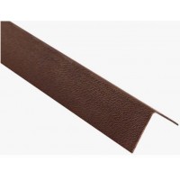 Угол ПВХ 20*20 мм 2,7м 104 Шоколад с тиснением Rico Moulding однотон.