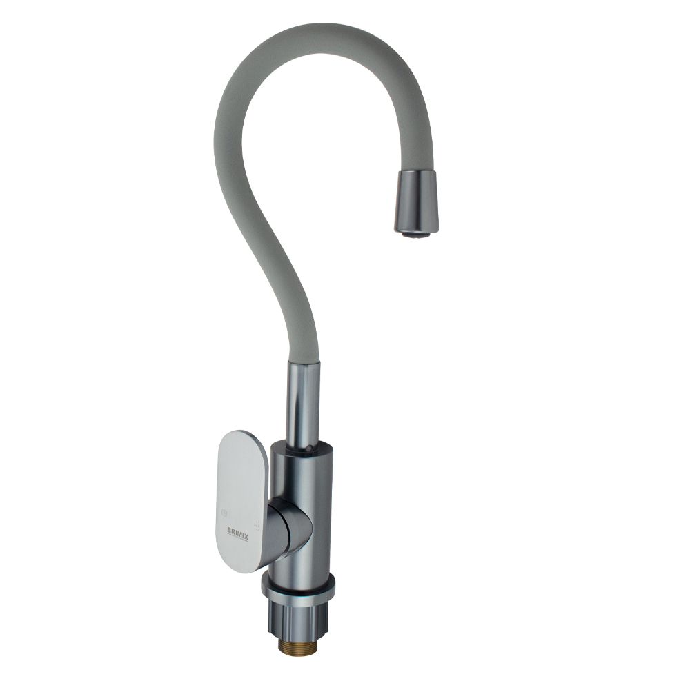 Смеситель для кухни боковой с гибким изливом Титан 88209