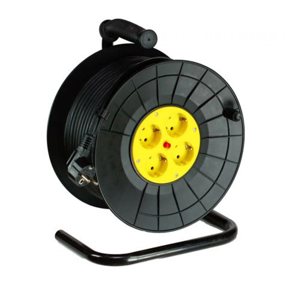 Удлинитель на катушке MS-XP-4 40М, 3х1mm2
