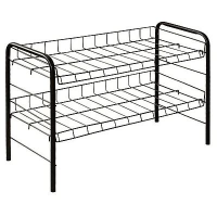 Этажерка д/обуви 2 полки черный ЭТ3/Ч