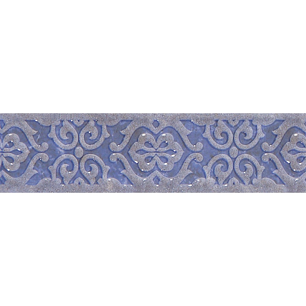 Плитка бордюр  Granada синяя 02 250х65 1с (010212001734) АКЦИЯ 30%