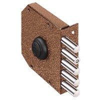 Замок накладной тяж. Эльбор 1.05.53.5.5 (Н) Базальт 5 риг. б/о (5254) ХХХ