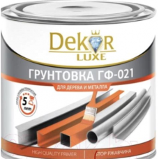 Грунтовка по металлу ГФ-021 Красно-коричневая Dekor 1,8кг