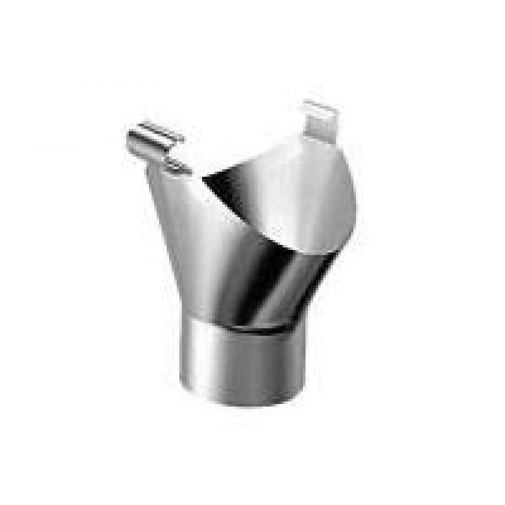 Штуцер проходной Bud-Masz 125/90 графит 