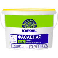 Водоэмаль фасадная Капрал Е-20 ведро 7,5кг