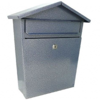 Ящик почтовый Магнитогорск домик антик/серебро (6034)