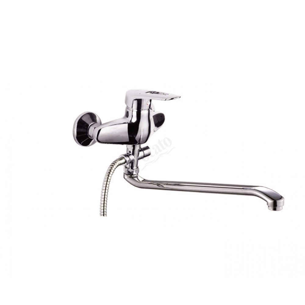 Смеситель для ванны с плоским изливом P22206