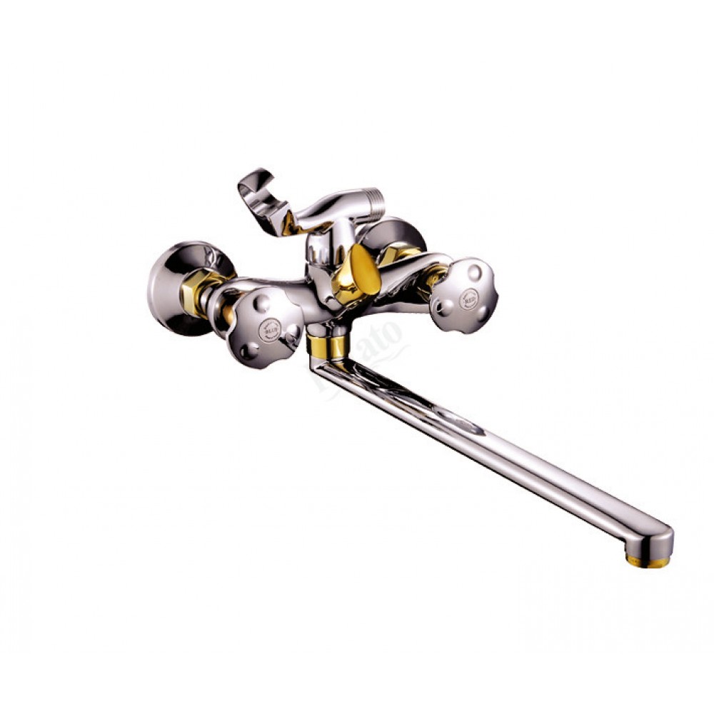 Смеситель для ванны PLSTART нерж короткий излив графит PL3205-17 ХХХ