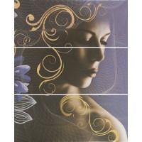 Плитка панно Gracia фиолетовая 02 600х750 1с (010301001946) АКЦИЯ 30%