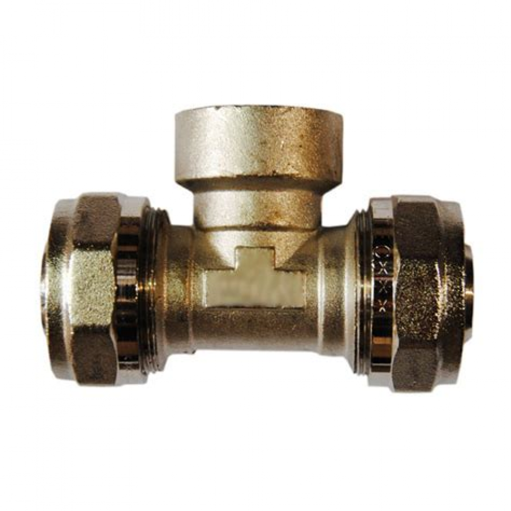 Тройник РВ20*1/2" металлопластик 00291 Тройник РВ20*1/2" металлопластик 00291