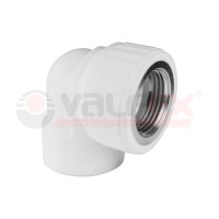 ППР Угольник РВ 25*3/4" белый 