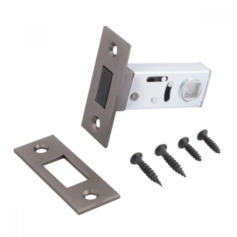 Защелка дверная магнитная АЛЛЮР L50-8M MBN графит 11585 Защелка дверная магнитная АЛЛЮР L50-8M MBN графит 11585