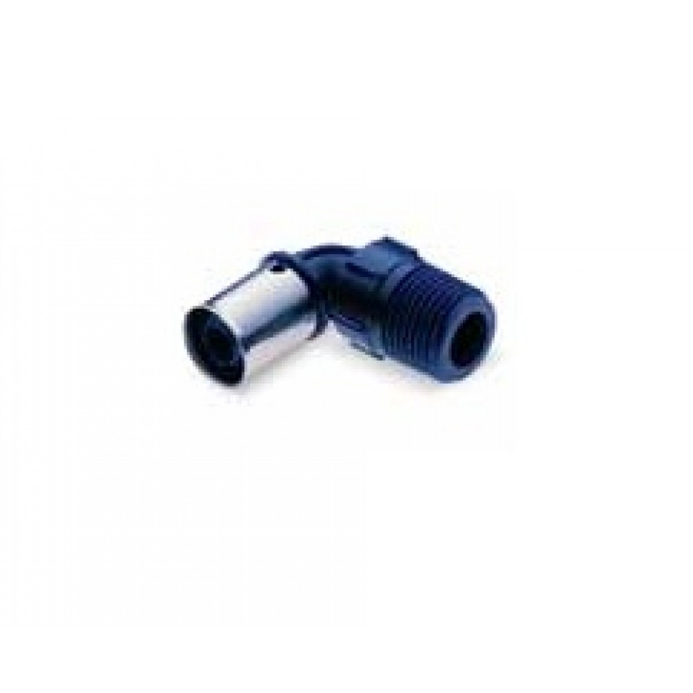 Отвод  20*3/4 90гр пресс-НР ALUPEX  Wavin