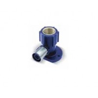 Отвод с крепл. 16*1/2 90гр пресс-ВР ALUPEX  Wavin