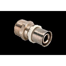 Соединитель пресс с переходом нар.р.16х1/2" VALTEC АКЦИЯ 20%