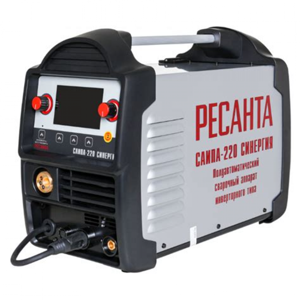 Инверторный сварочный аппарат полуавтоматический САИПА-220 СИНЕРГИЯ Ресанта 