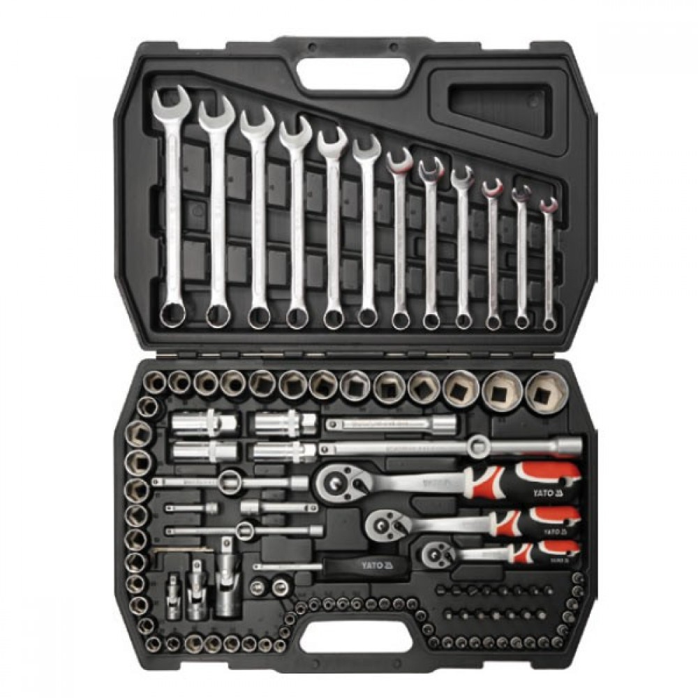 Набор инструментов - 112 предметов 1/4", 1/2" HT1R432