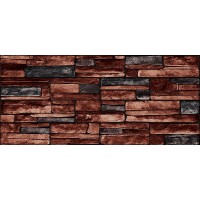 Пенополистирол Crona панель 50*450*1000 Эверст темный орех (1шт=0,45кв.м.)