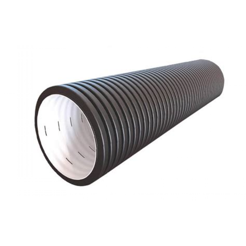 Труба ствол гофрированная с раструбом DN 600 SN8 мин.рез 2м Труба ствол гофрированная с раструбом DN 600 SN8 мин.рез 2м