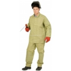 Костюм брезентовый д/сварщ. 480г/м2 с накол. и налокотник р.48-50/3-4, брезент) (КОС310)
