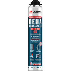 Пена монтажная профессиональная всесезонная ULTIMA PRO 65 OPTIMUM 780 мл.(UPOAS65)