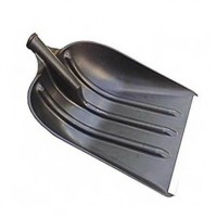 Лопата снегоуборочная оц.планка 495х395мм "Вьюга№2"