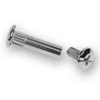 Стяжка мебельная 6,0*31-40 никелированная