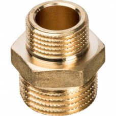 Ниппель редукционный латунь   1/2"- 3/8"
