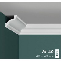 Плинтус потолочный полимерный М40