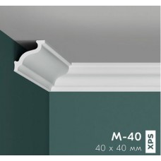 Плинтус потолочный полимерный М40