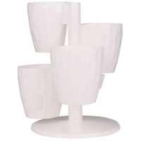 Кашпо RUBY Кватро, Белый КШ-8689