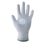 Перчатки нейлоновые с полиуретановым покрытием ладони белые ПН14/2 р.8