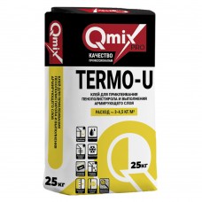 Клей для пенополистирола армирующий Qmix Termo-U мешок 25кг 48м/пал 