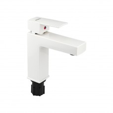 Смеситель для раковины из пластика АБС Белый квадратный корпус 5973