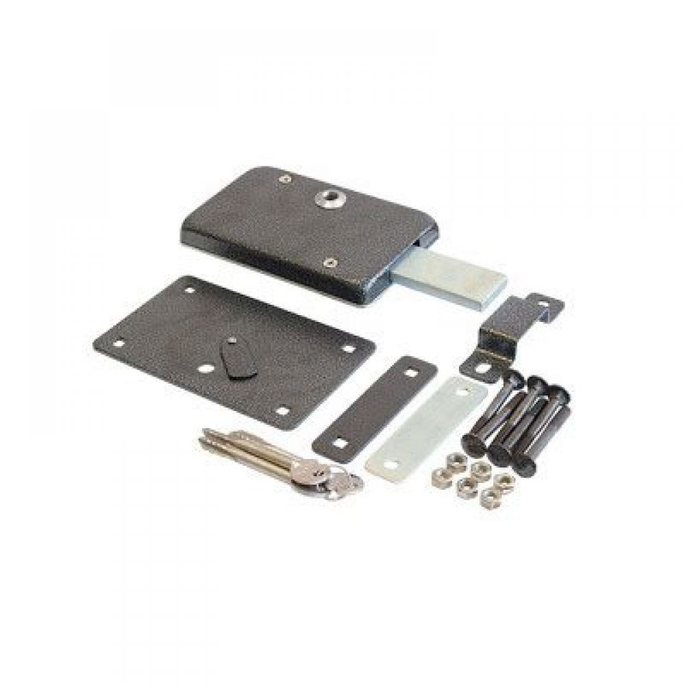 Замок накладной тяж. Киров ЗГЦ-012Д (ЗНЦ) кл/кл крест. кл (2989)