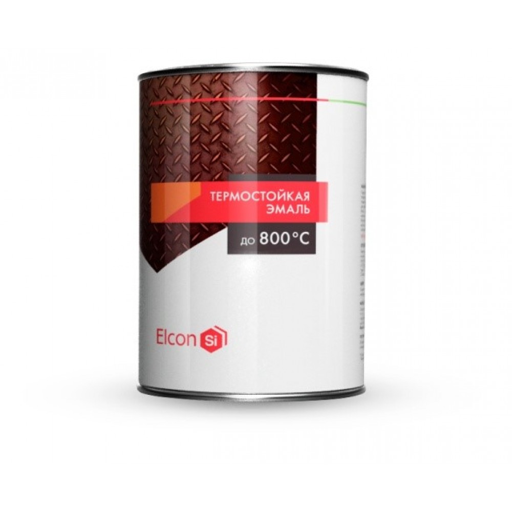 Термоэмаль ELKON Черная до 1000 С 50 0,8 кг Термоэмаль ELKON Черная до 1000 С 50 0,8 кг