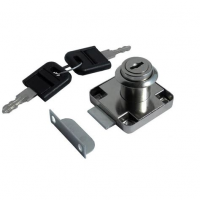 Замок мебельный 6136 (никель) 8526