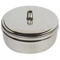 Заглушка с конденсатоотводом нерж Ф 80 0,5 мм AISI 430 